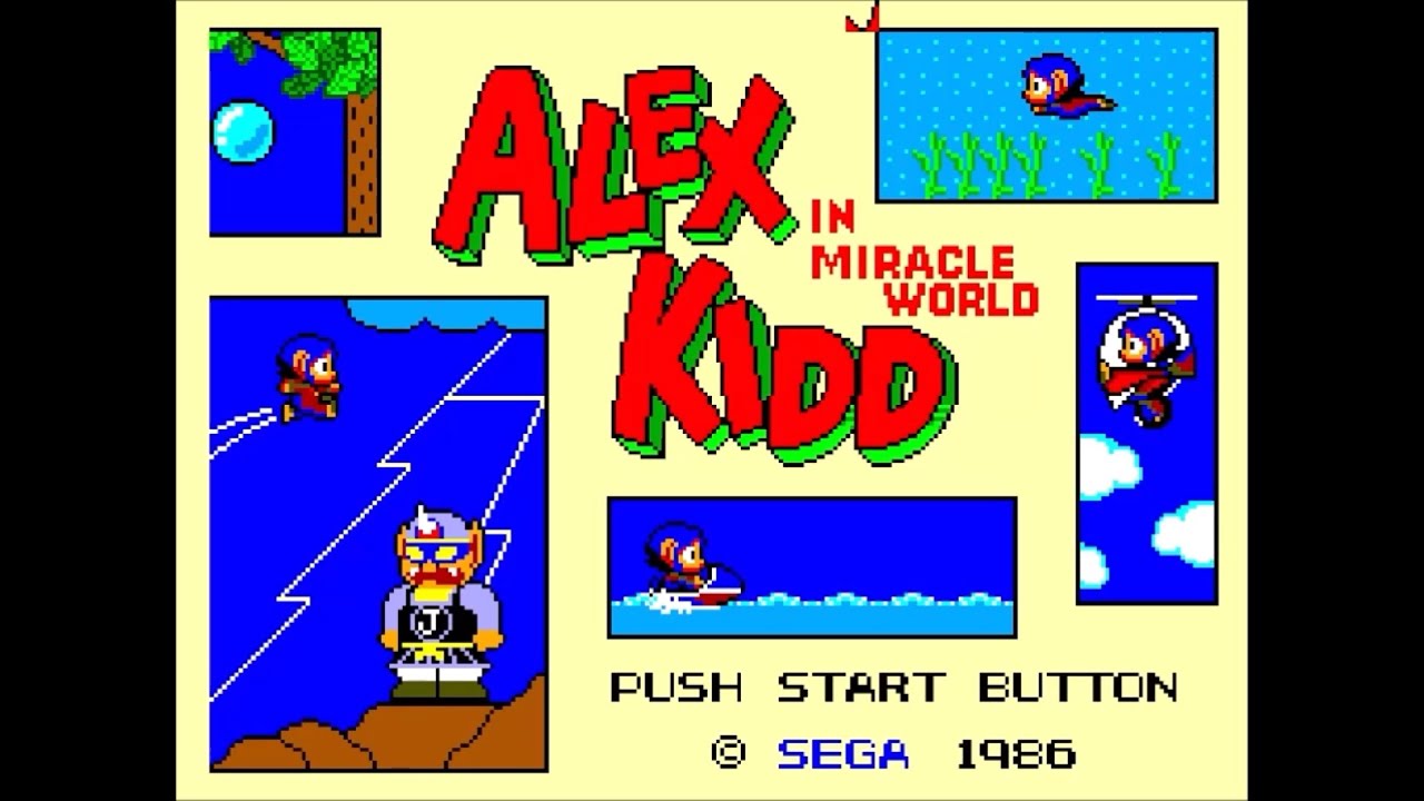 Alex Kidd in Nightmare World -demo1-(Sega Master System) Longplay