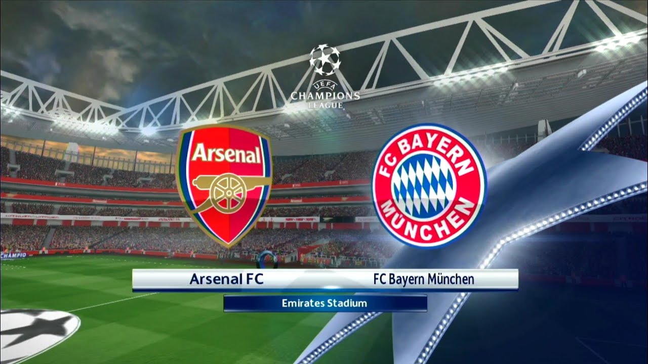 Arsenal vs Bayern Munich // UCL Quarter Final PES 2024 PS3 GAMEPLAY