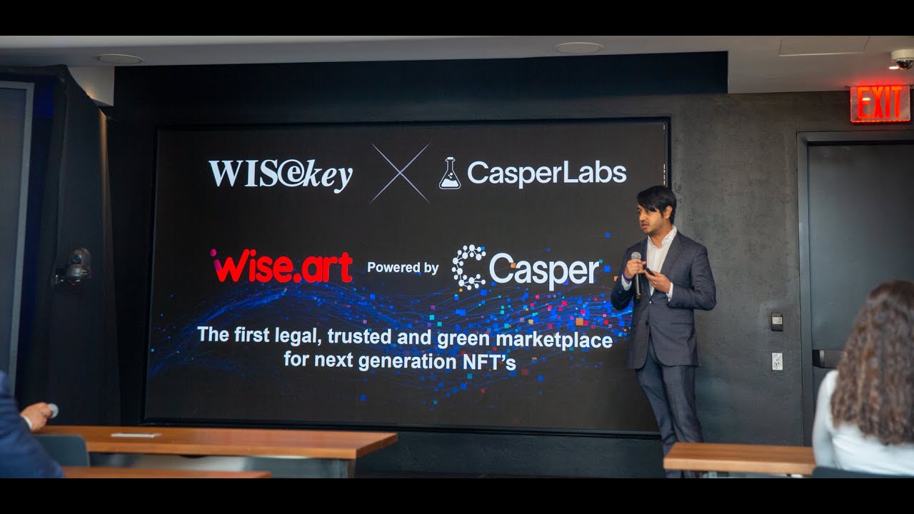WISeKey $WKEY & CasperLabs NFT Marketplace