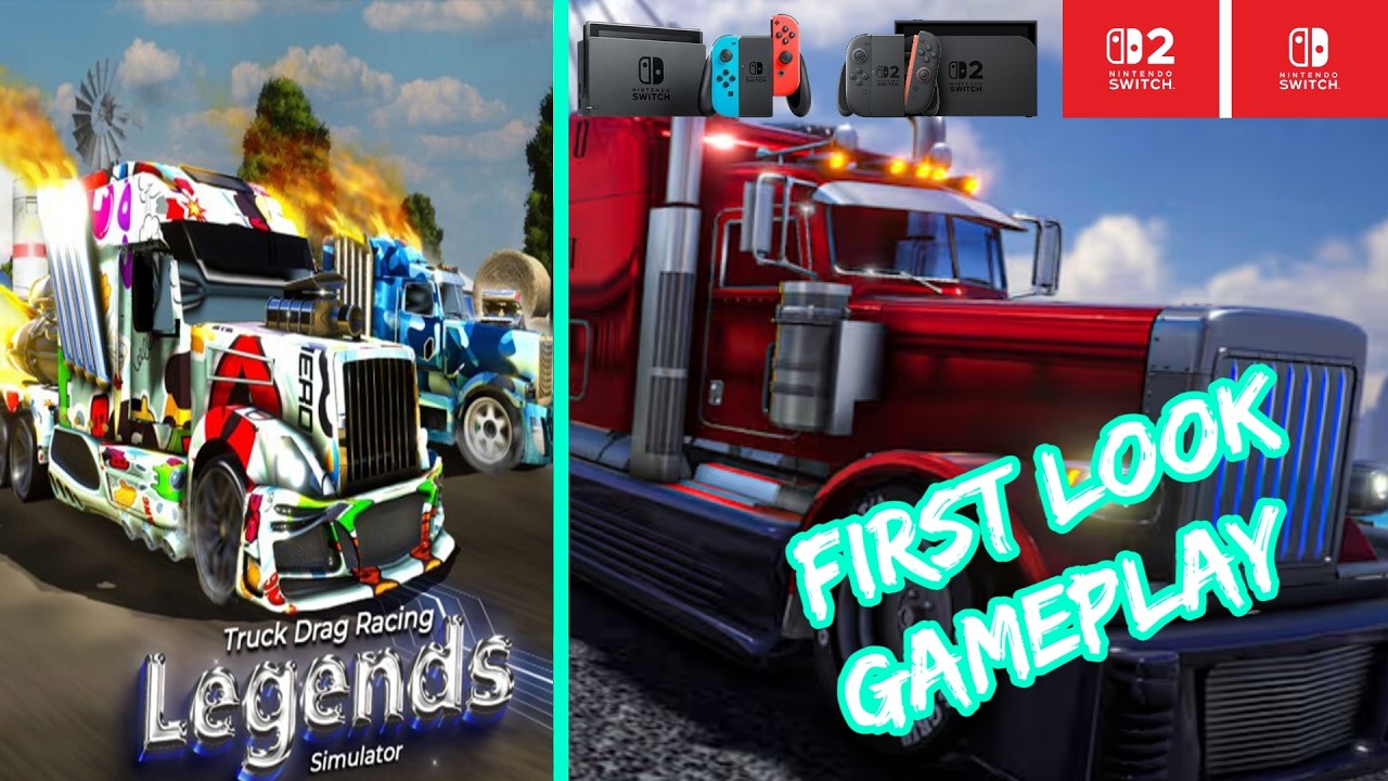 Truck Drag Racing Legends Simulator – Nintendo Switch / Switch 2 Gameplay