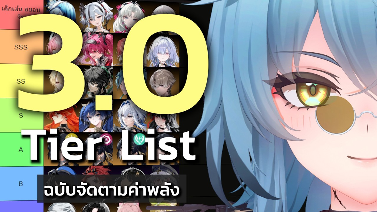 จัดอันดับ Tier List Patch 3.0 ฉบับจัดตามค่าพลัง !!!  | Wuthering Waves