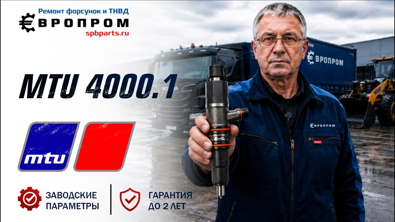 Ремонт форсунок MTU 4000 01