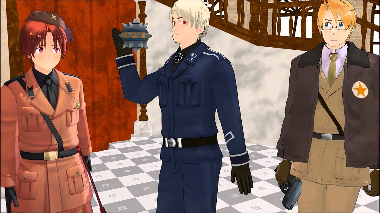 The British man in the wall ( Hetalia MMD )