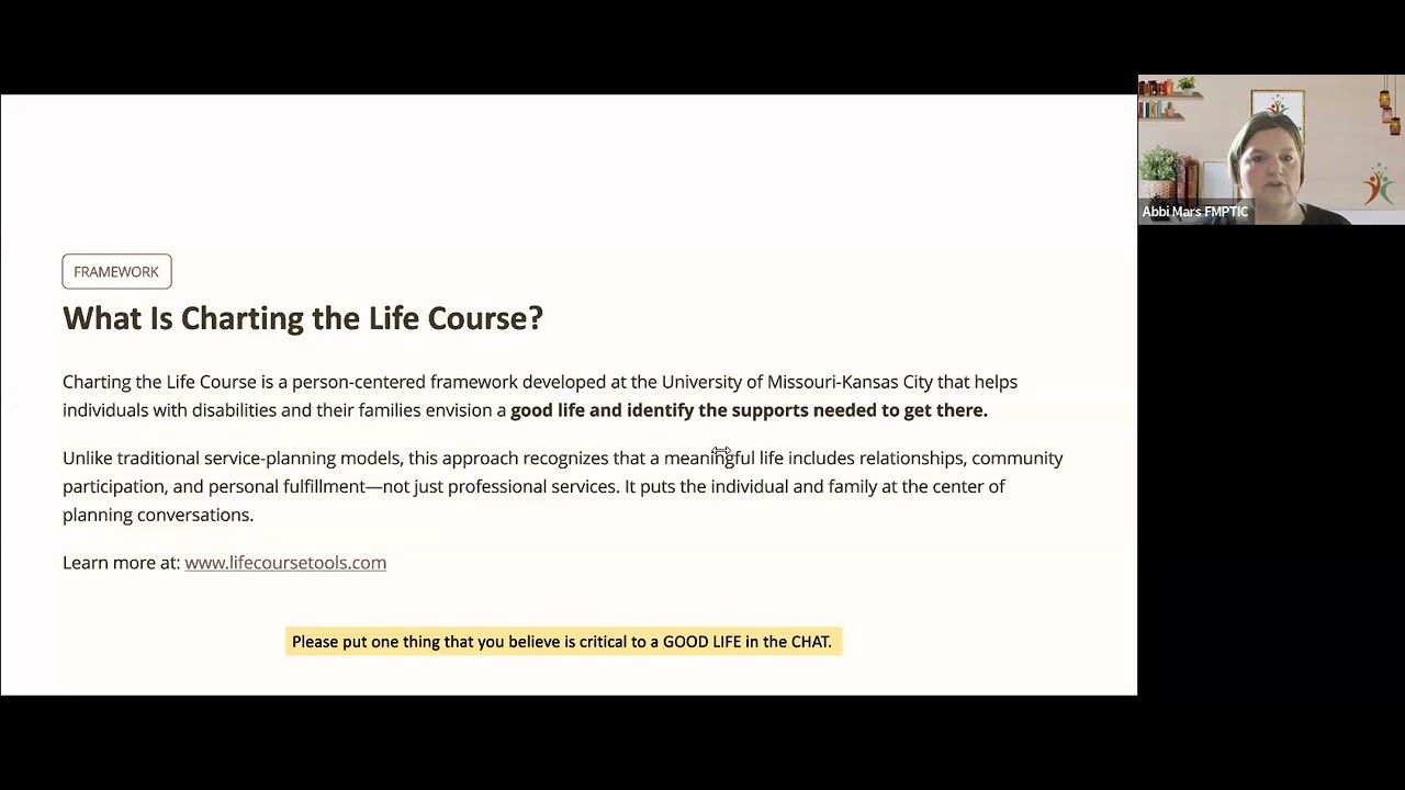 Creative Secondary Transition Using Charting The LifeCourse Tools