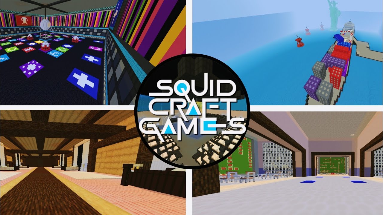 Mapa de squid craft games Para Minecraft bedrock
