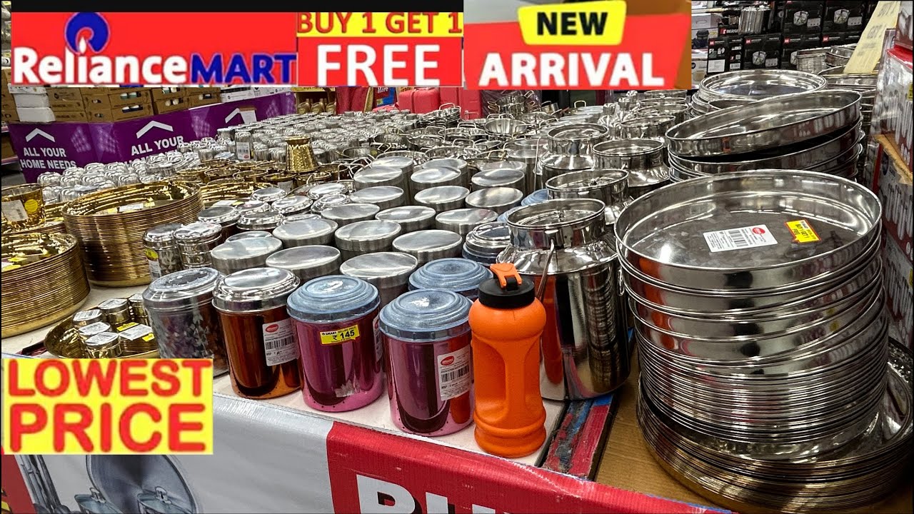 😍Dmart Reliance clearance sale 85%off/ buy1get1 offers/ new variety/ useful kitchenware/ household