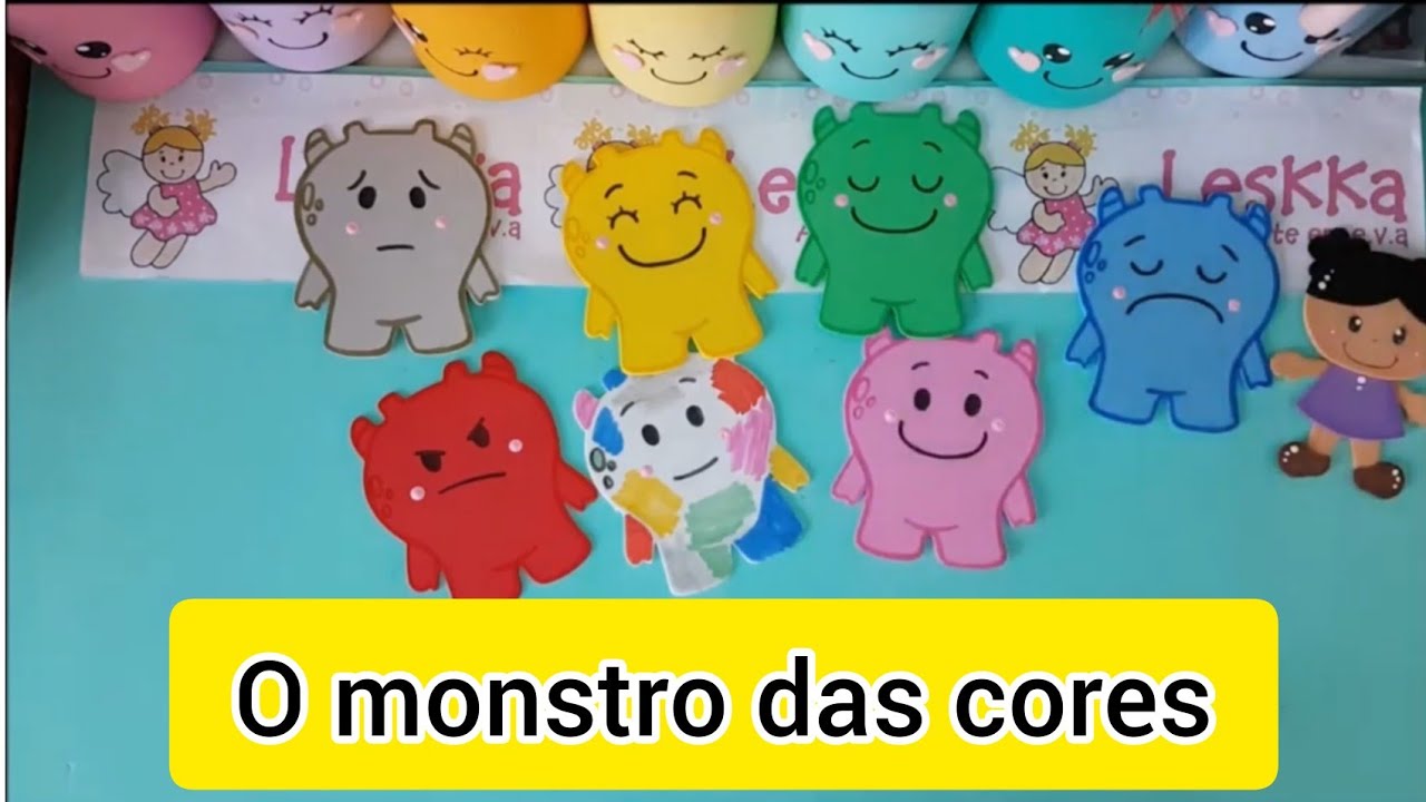 História na lata: O monstro das cores