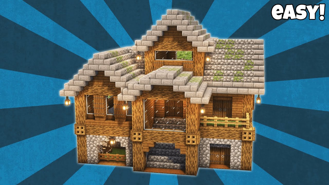 Minecraft Ultimate Survival House Tutorial⚒️