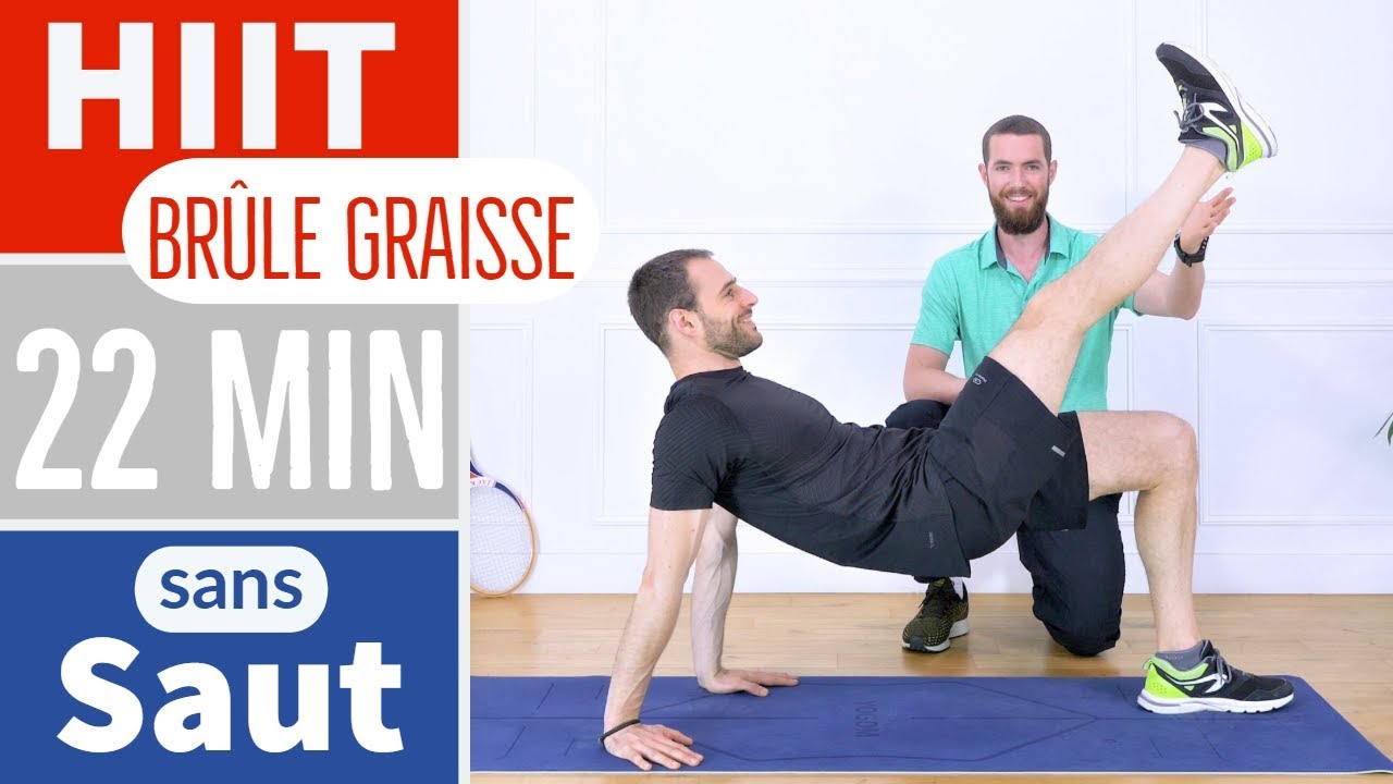 HIIT BR&Ucirc;LE GRAISSE - SANS SAUT - Difficult&eacute; 4/5