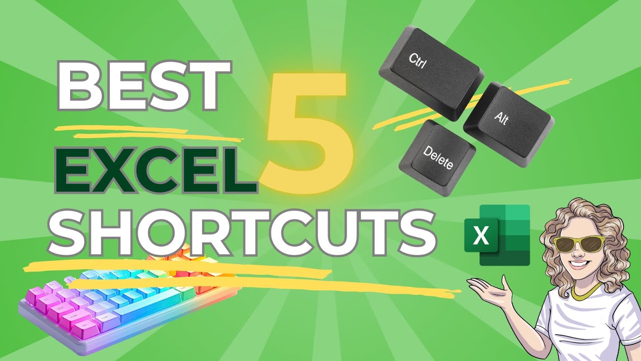5 сочетаний клавиш Excel, которые вы будете использовать каждый день (работайте быстрее мгновенно)