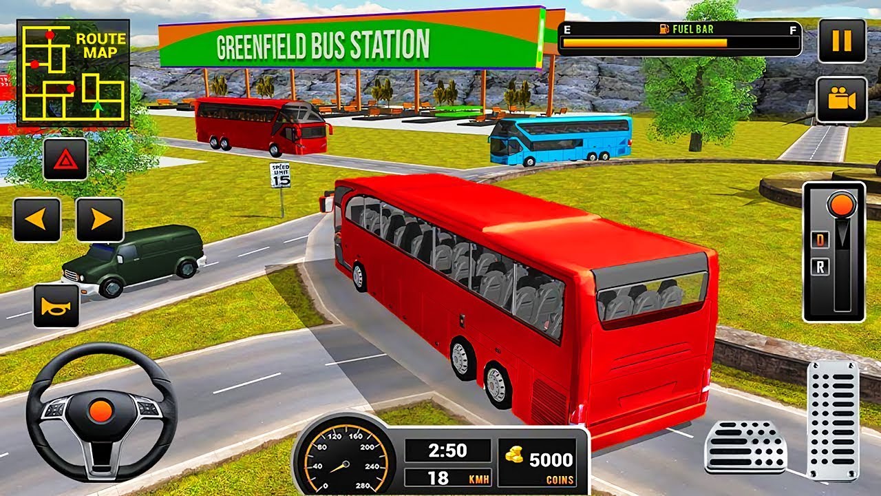City Coach Bus Simulator 2020 - PvP Free Bus Games - Android Gameplay