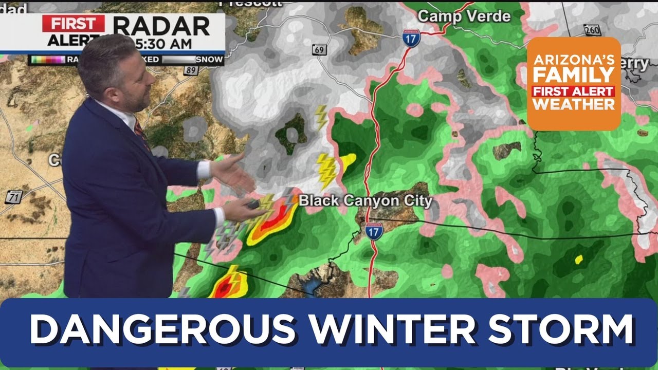 Strong winter storms impacts travel in Arizona