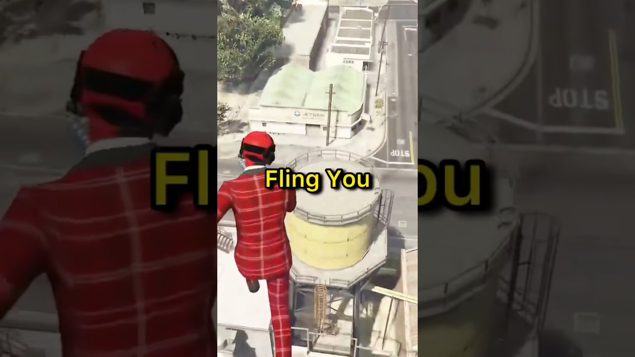 The Ladder Launch Glitch #gta #gta5 #gtav #gtaonline