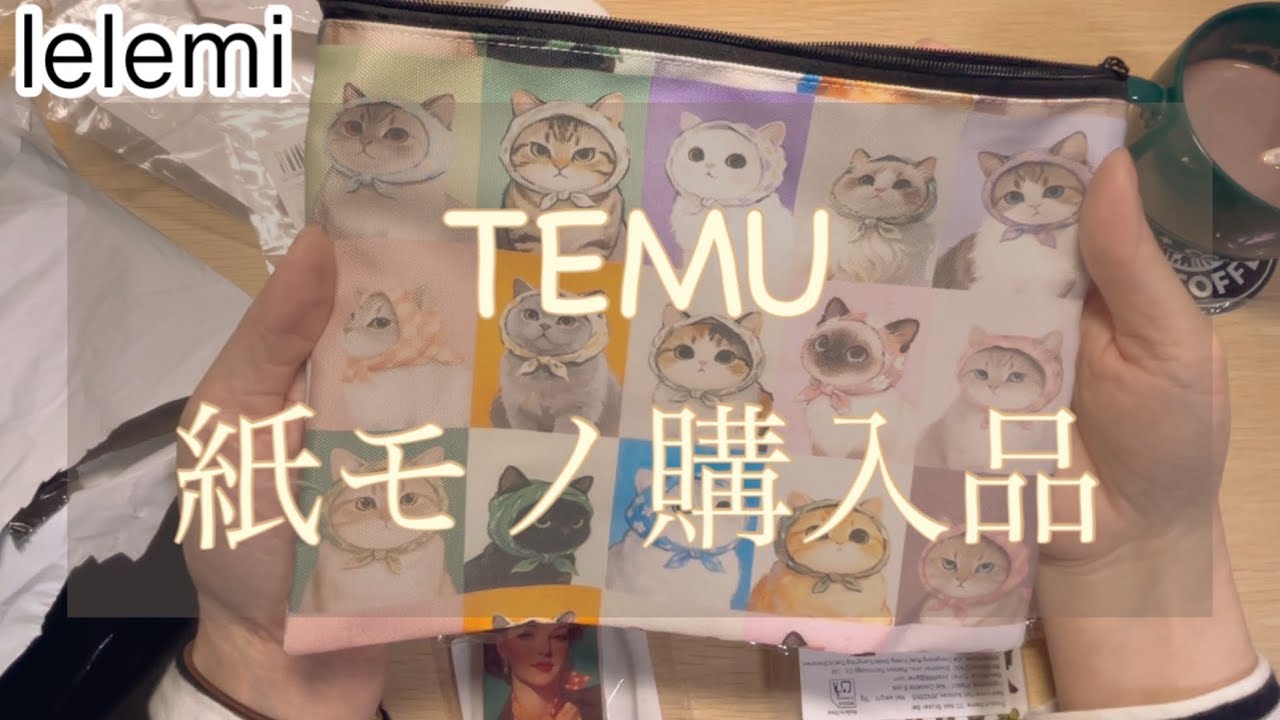 TEMU紙モノ購入品💞5000円分💞