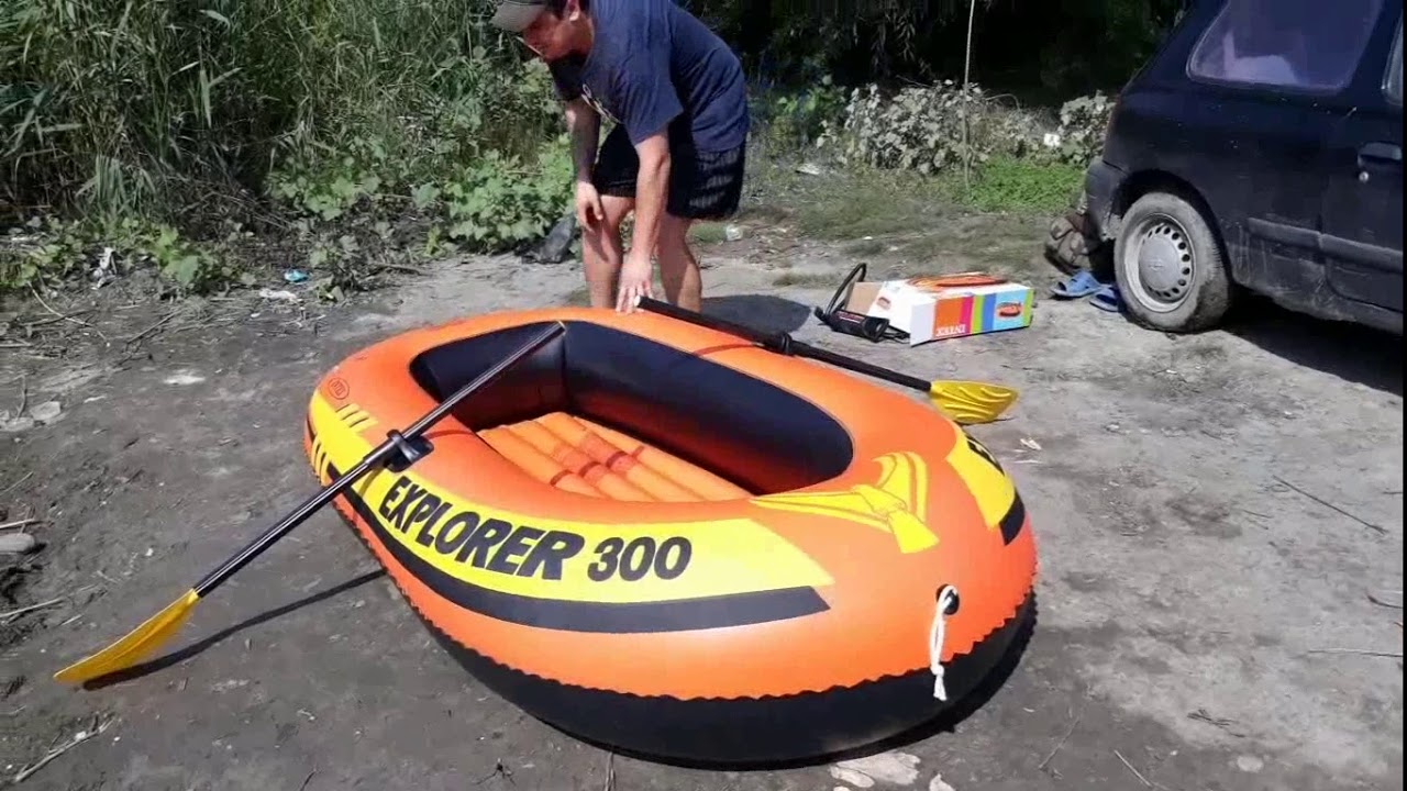 Обзор надувной лодки INTEX Explorer 300