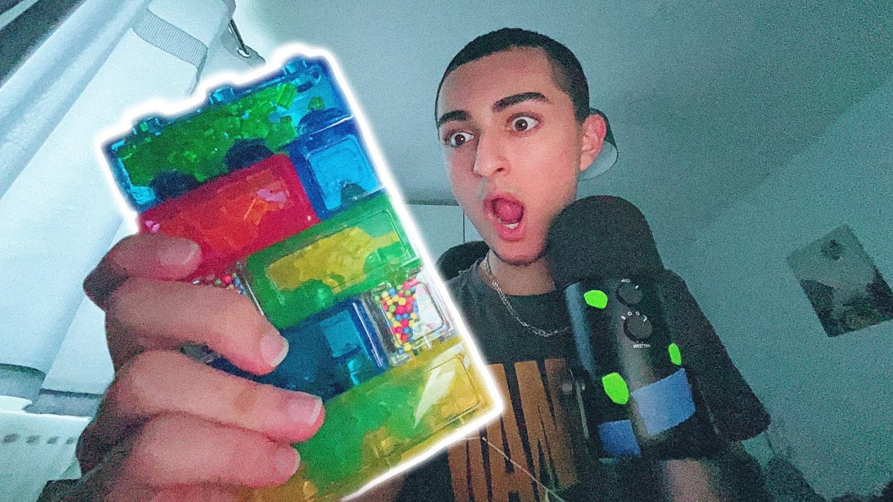Jelly Blox ASMR ✨ Tapping, Squishing & Crunching Sounds! 💙❤️💚 Super Satisfying!
