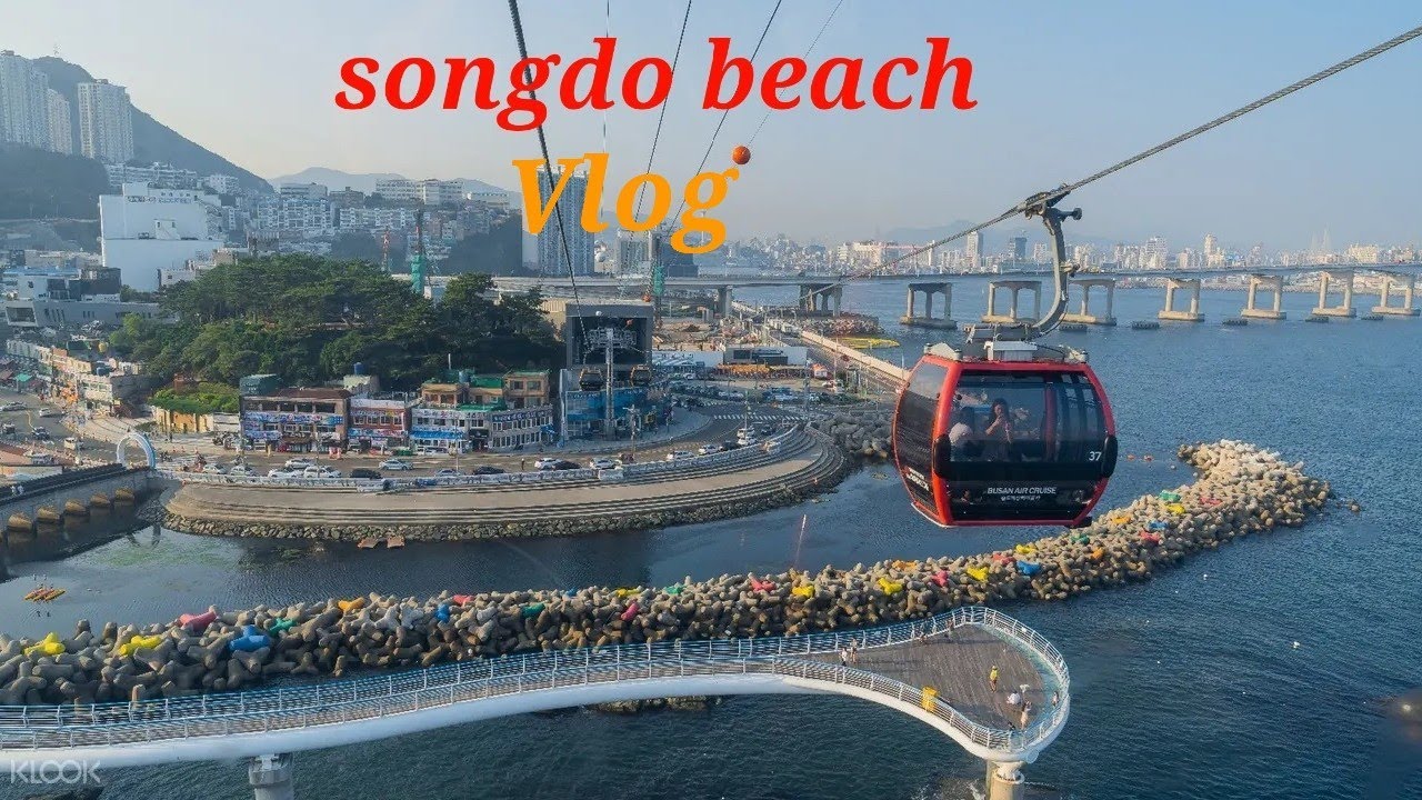 Songdo beach & cable car , South  korea busan