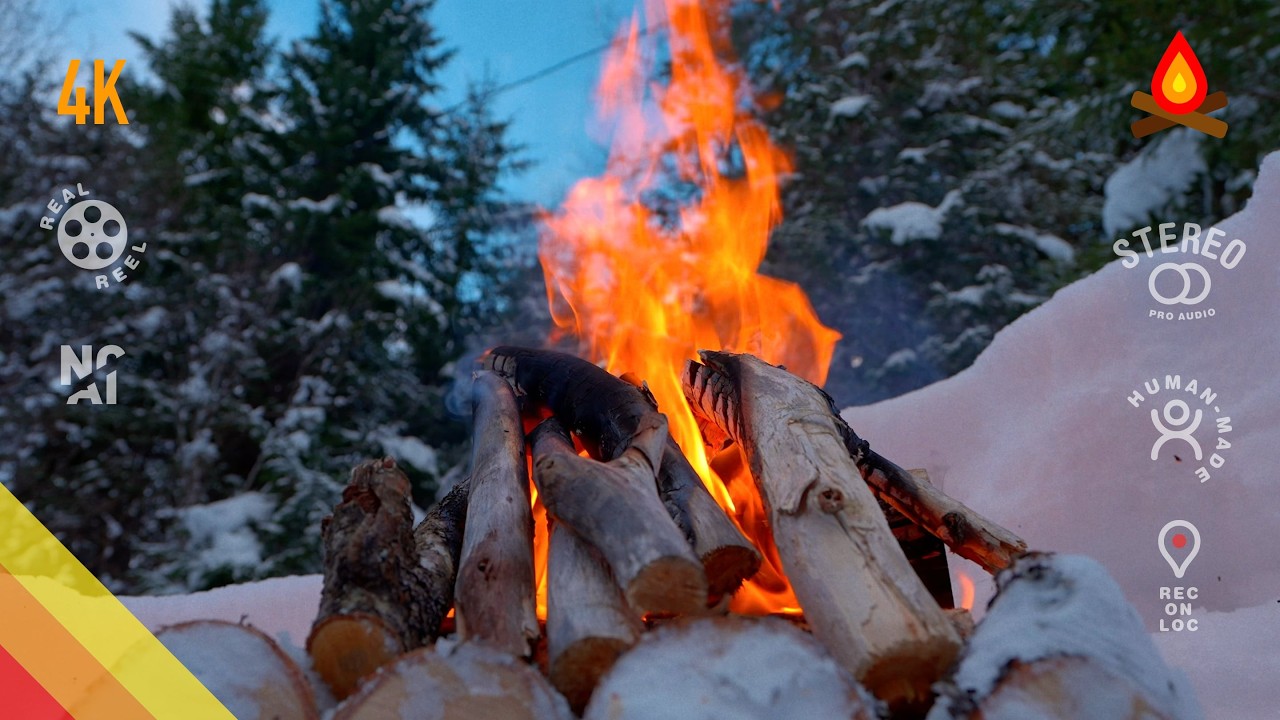 Winter wonderland low wide view CAMPFIRE – Mid-roll ads turned off