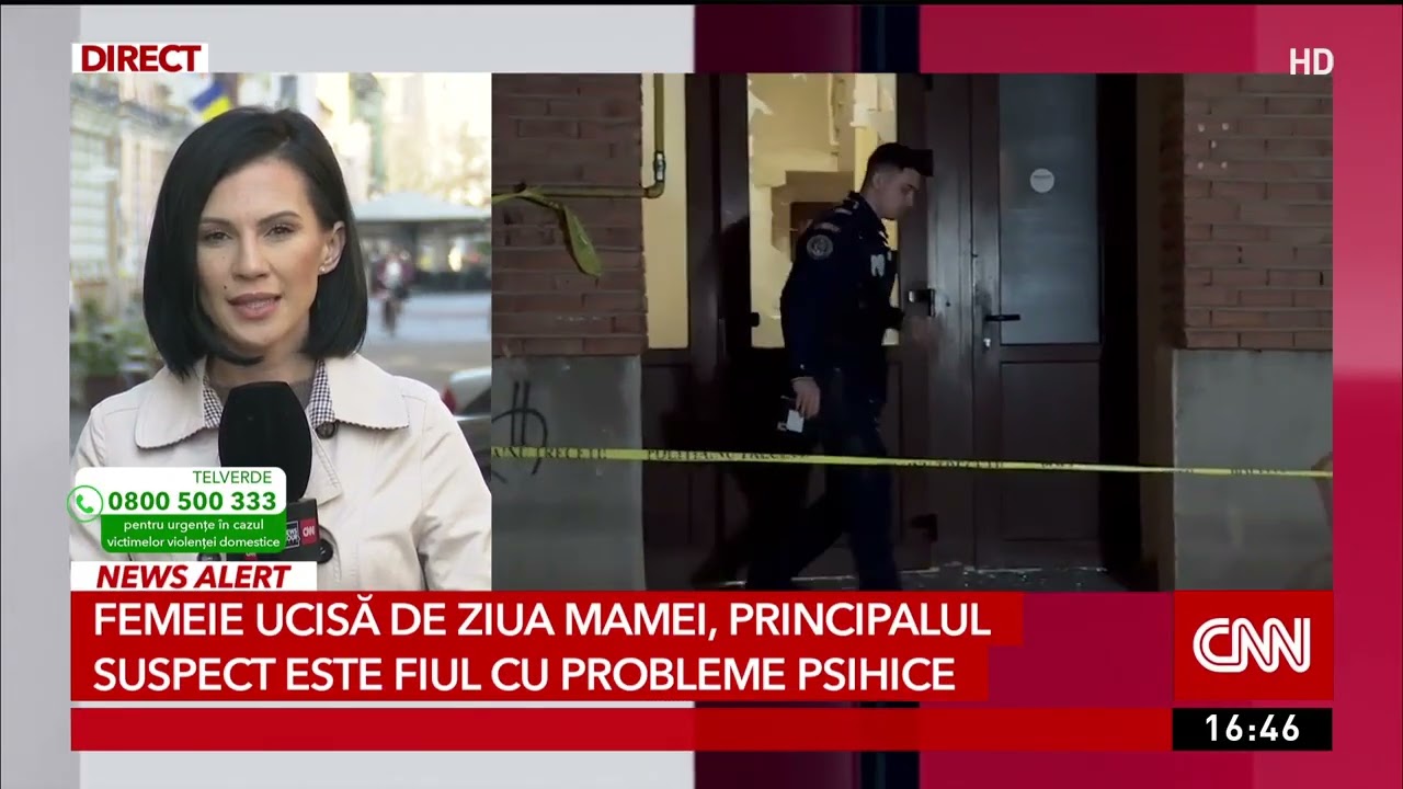 Femeie ucisă de ziua mamei, principalul suspect este fiul cu probleme psihice