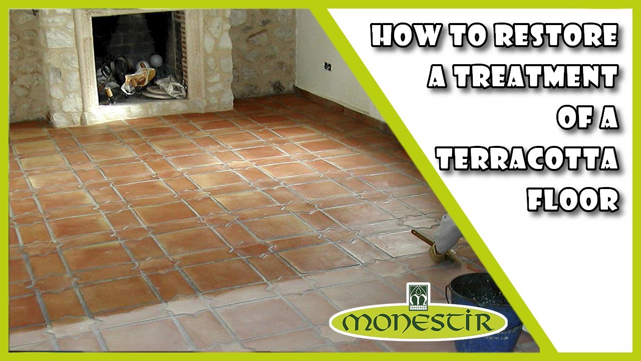 How to restore a treatment of a terracotta floor. GO PRO