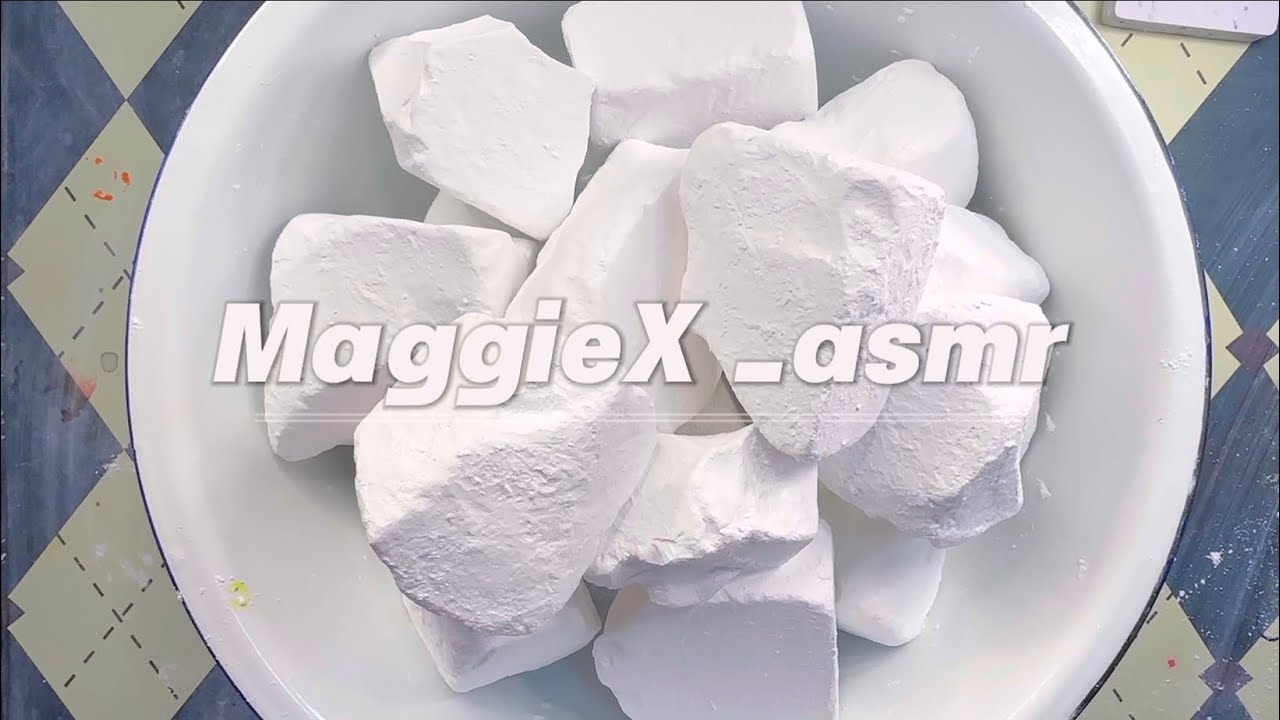 Jumbo Chalk & Metal Basin ASMR: Clear Dropping Clinks