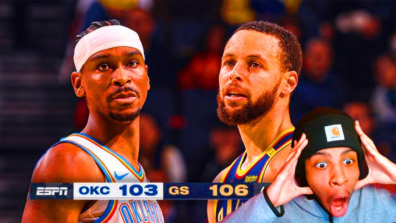 WARRIORS SURVIVE SGA!!! | REACTION TO THUNDER at WARRIORS GAME | January 29, 2025