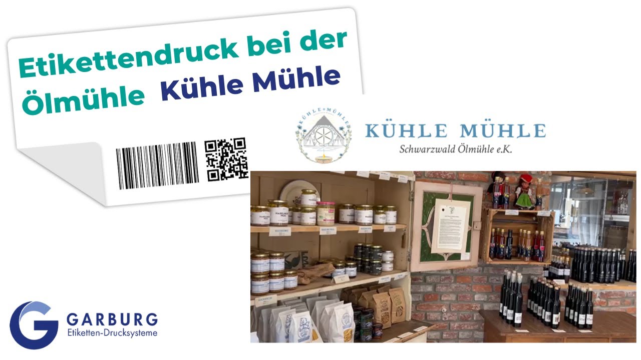 Etikettendruck bei Ölmühle Kühle Mühle | Farbetikettendrucker Epson CW C6000Ae | Garburg Etiketten