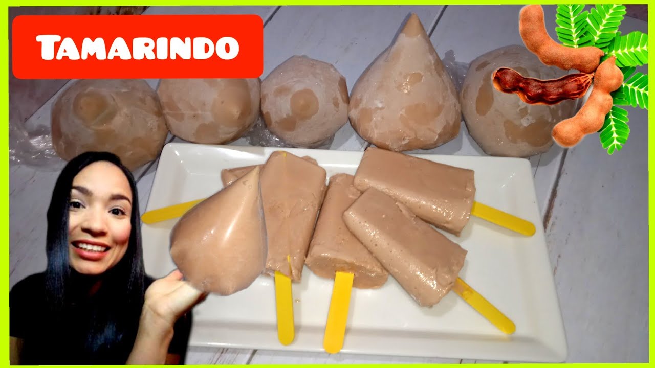 Teta de Helado de Tamarindo Cremoso  [ Cómo hacer base para helados Cremosos ]