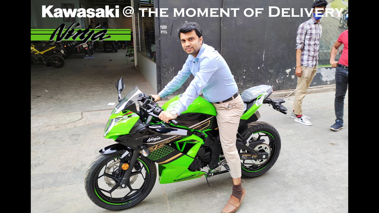 Kawasaki Ninja 125 Little Baby Beast- @ Kawasaki Bangladesh @ the moment of Delivery - Bangladesh