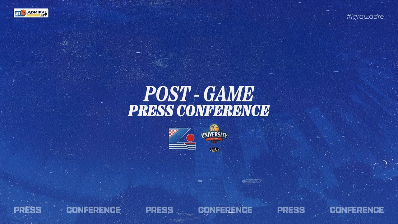 KK Zadar 🆚 KK SC Derby | Press conference