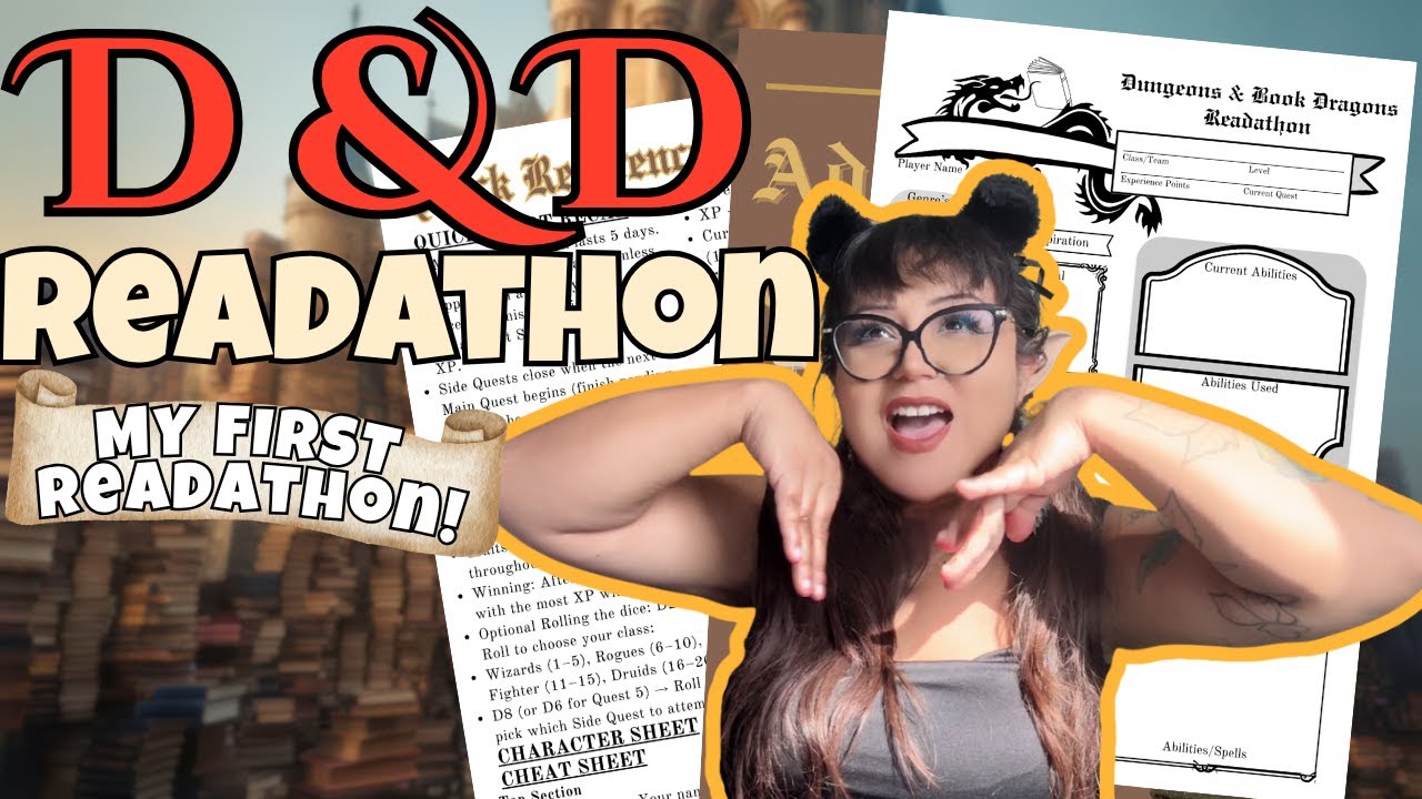 CALLING ALL ADVENTURERS! | Dungeons & Book Dragons Readathon Announcement!
