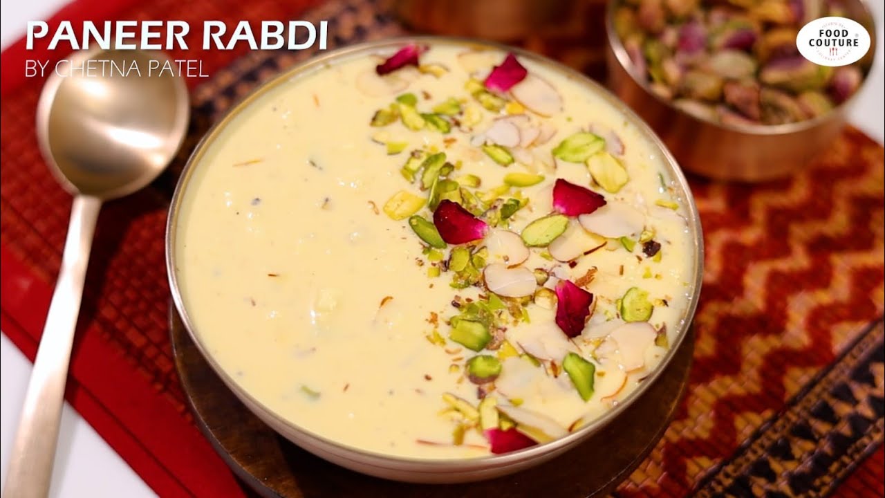 Raksha Bandhan Special Paneer Rabdi | Instant Sweet-Rabdi Recipe | Food Couture by Chetna Patel
