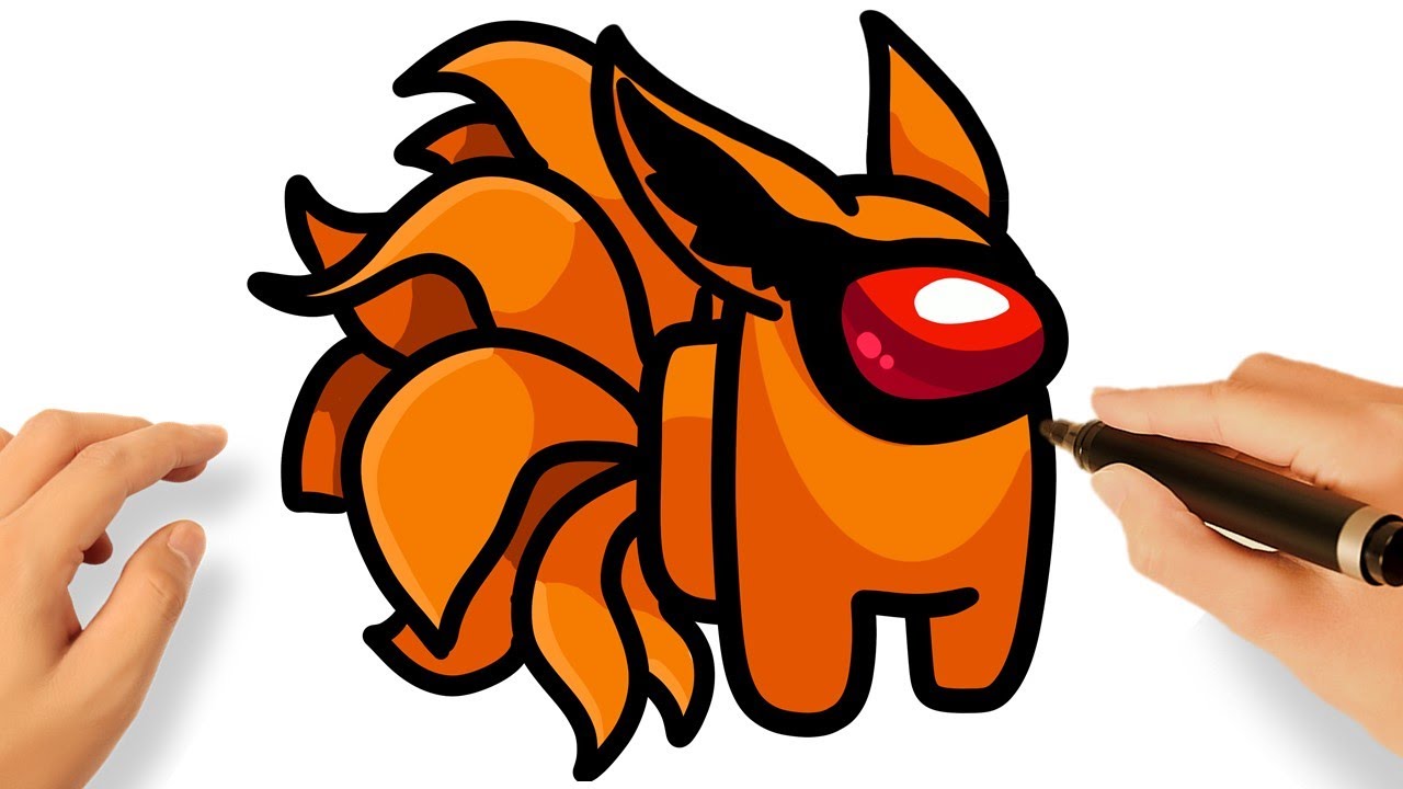 CÓMO DIBUJAR a AMONG US KURAMA