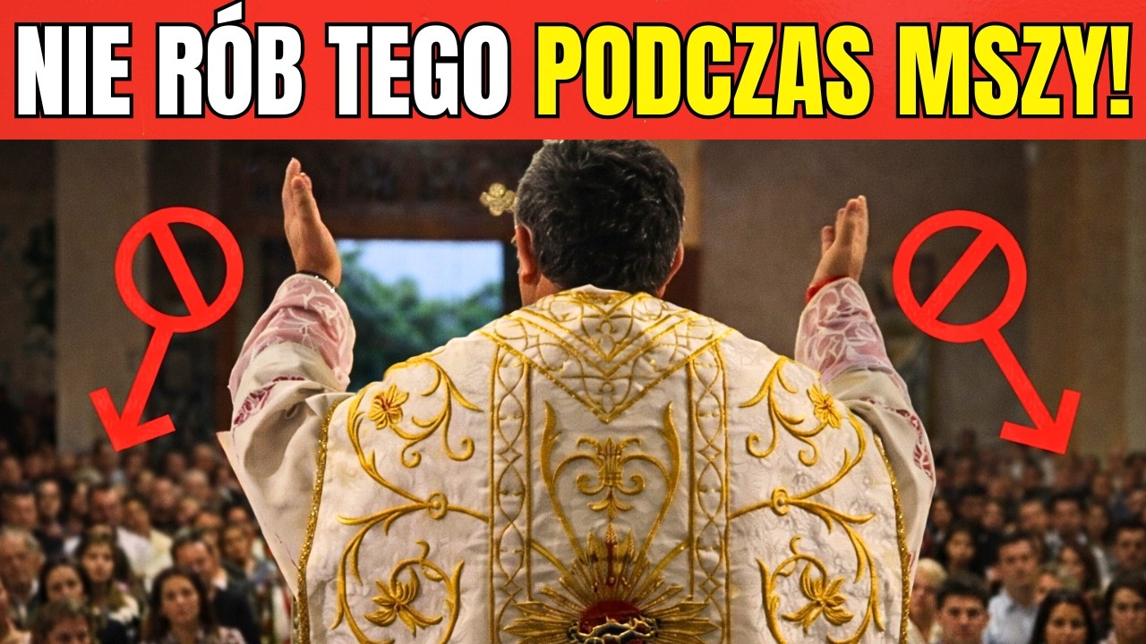 TEN BŁĄD PODCZAS MSZY ODDAŁA CIĘ OD BOGA! (MAŁO KTO O TYM WIE) | Ks. Piotr Nowak