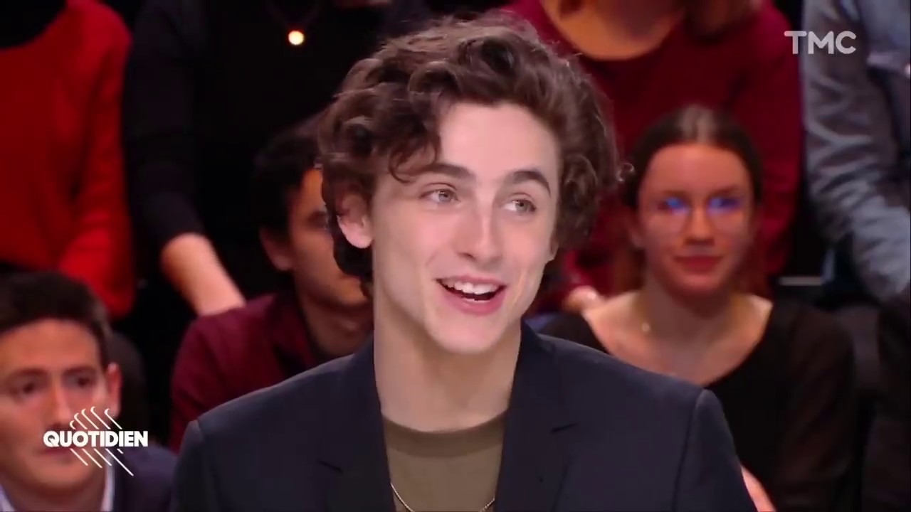 (English Subtitles)Timothée Chalamet SPEAKING FRENCH!! - Quotidien 1/18/2019