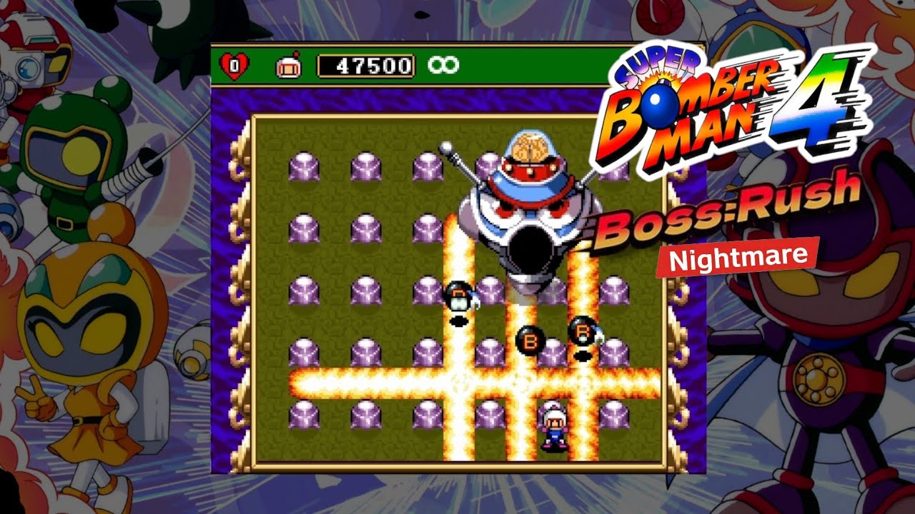 Super Bomberman 4 | Boss:Rush | Nightmare