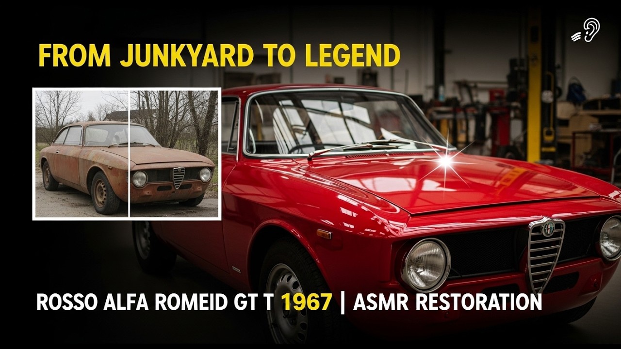 “ASMR Car Restoration” targets the niche and search intent.