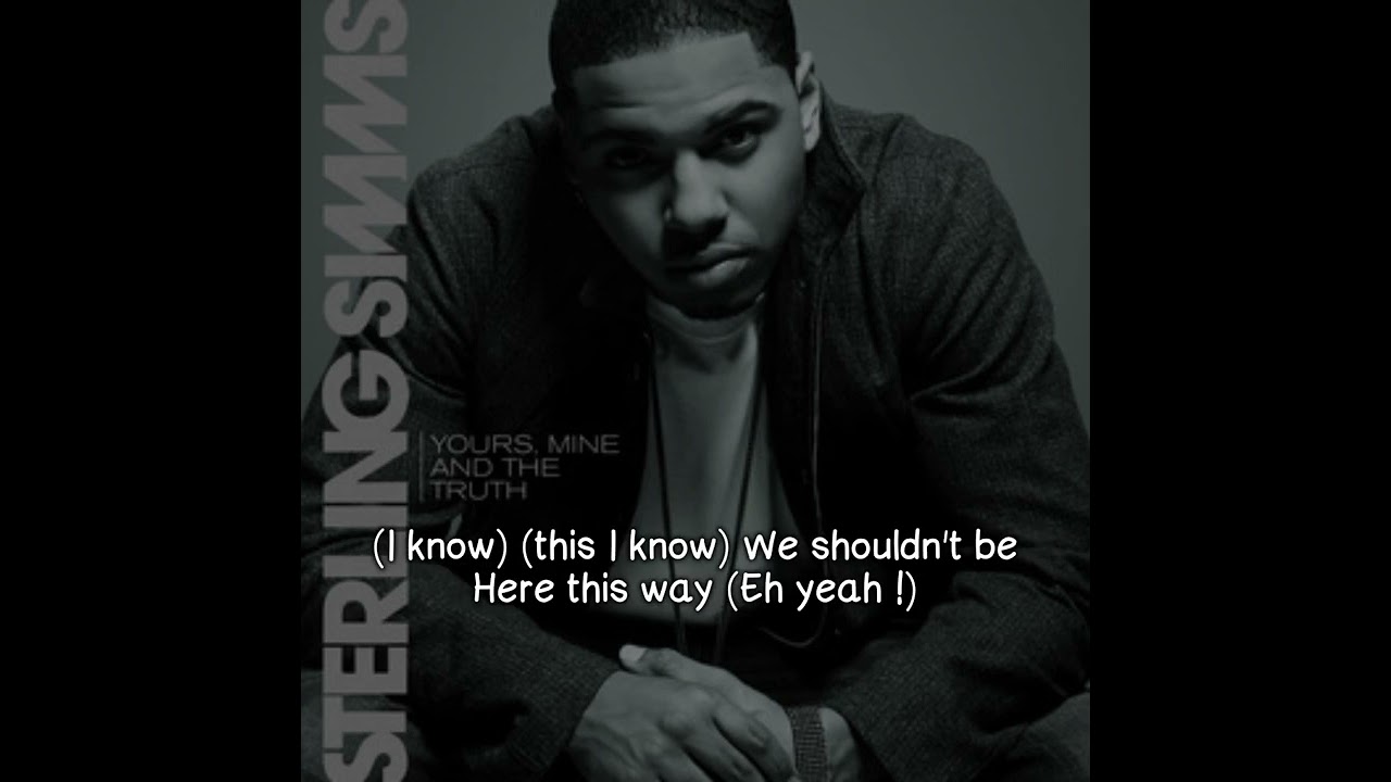 Sterling Simms - I Know (Lyrics Video)