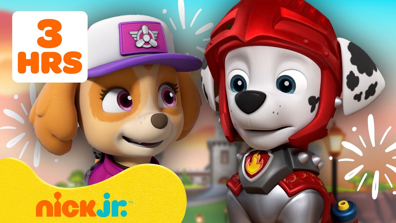 دوريات المخلاب | ثلاث ساعات من حلقات دوريات المخلاب الجديدة | Nick Jr. Arabia