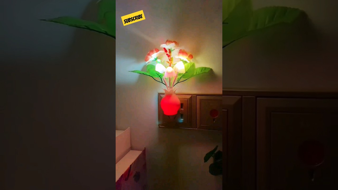 Mini Flower Vase Smart Light Sensor Night Lamp#shorts #gadgets #amazon#viral #shortsfeed #tech