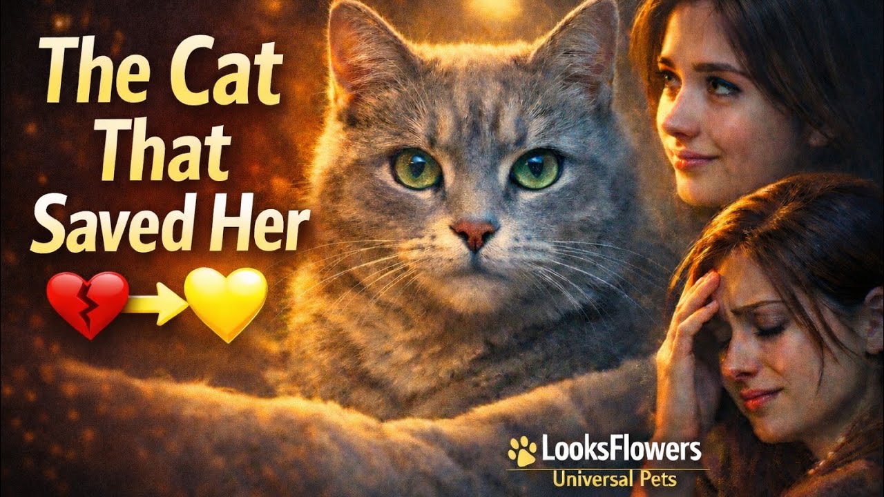 She Was Broken… Until a Cat Helped Her Heal 😿✨ | LooksFlowers Universal Pets