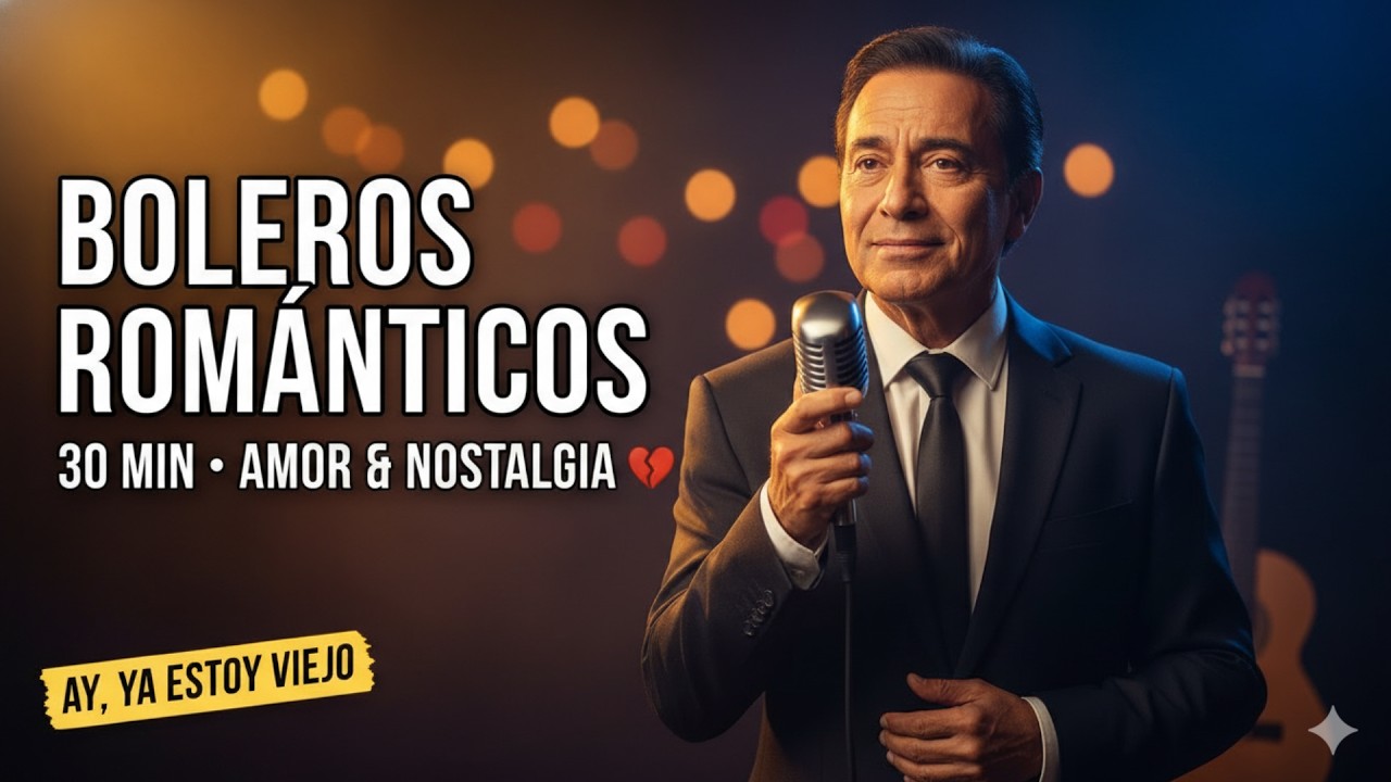 Boleros Románticos Inolvidables (30 Min) 💔 Amor, Nostalgia y Despedida | AY, YA ESTOY VIEJO