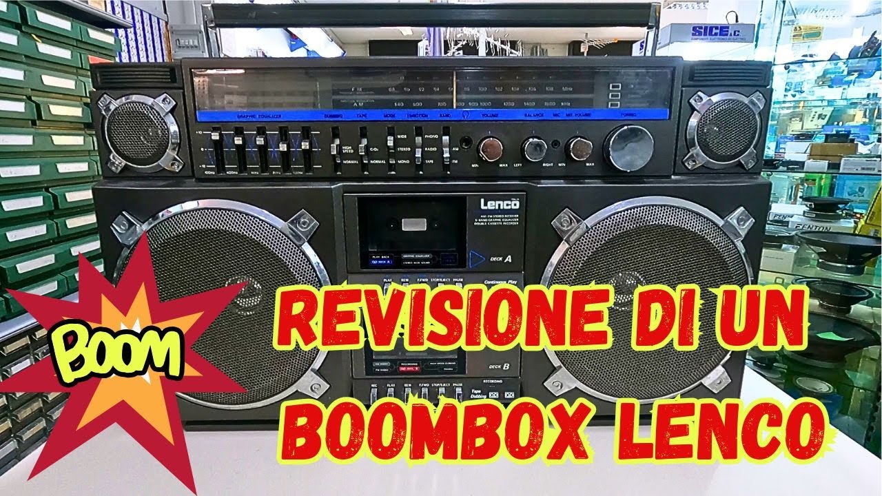 Revisione di un boombox lenco