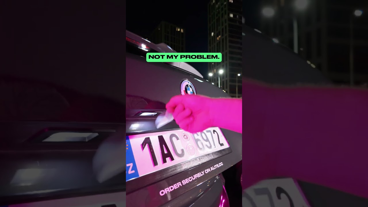 Alite Nanofilm &ndash; Anti Radar Stickers on Czech Plates 🤯  #antiradar #carhacks #cartips #speeding