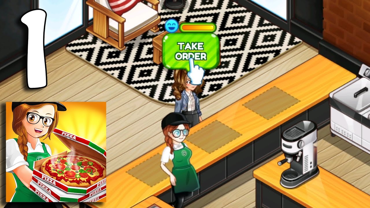 Cafe Panic - First Customer - Gameplay Walkthrough Part 1 (Android, iOS)
