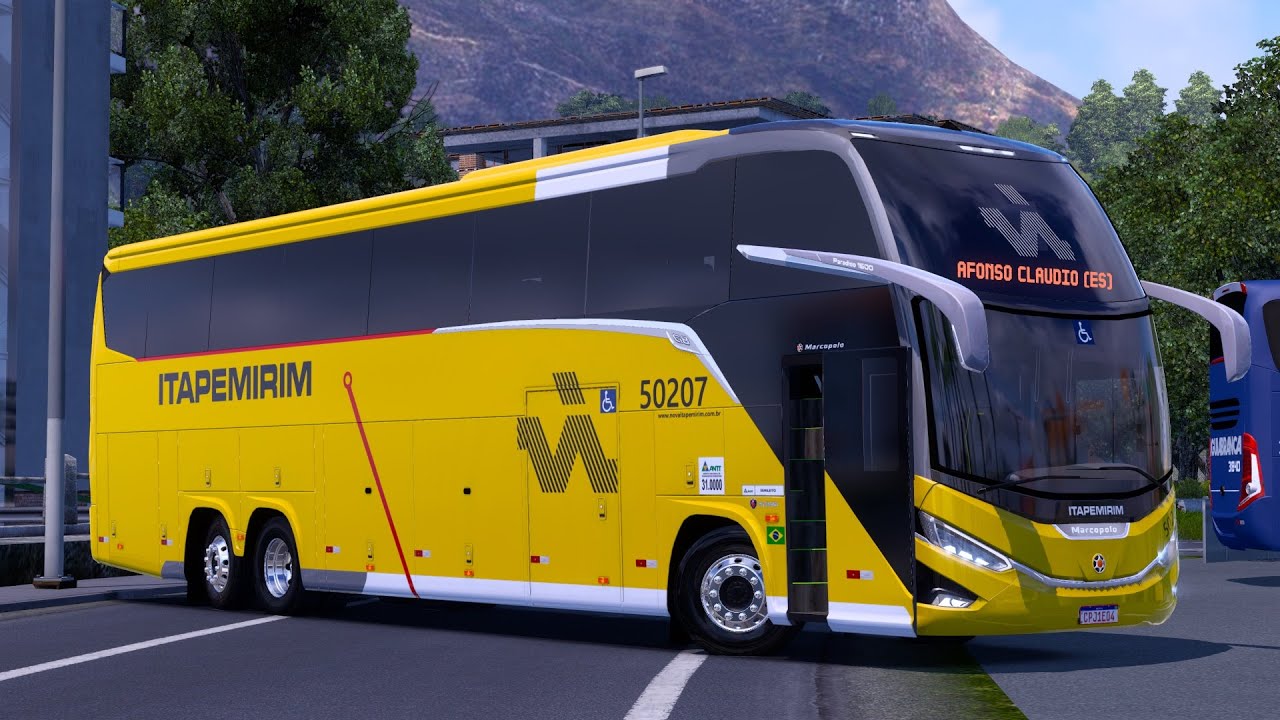 NOVA FROTA EURO 6 da NOVA ITAPEMIRIM | AFONSO CLAUDIO-ES x SÃO PAULO Via Rio de Janeiro | ETS2 BUS