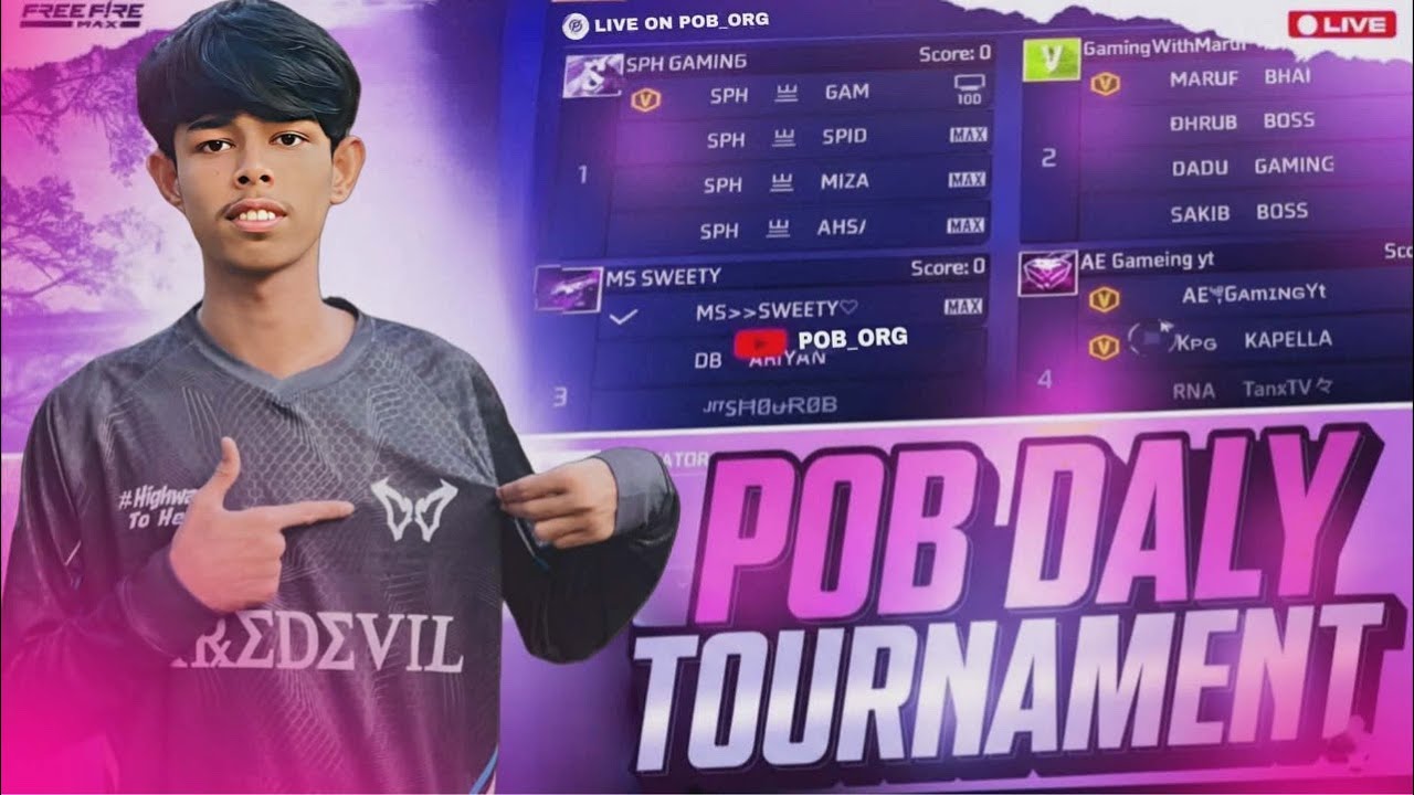 [🔴 LIVE] POB DALY LIVETOURNANENT | POB || 🔴