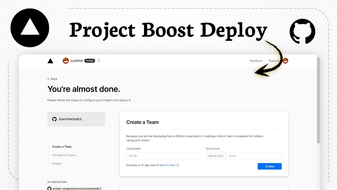 Как развернуть проект GitHub на Vercel