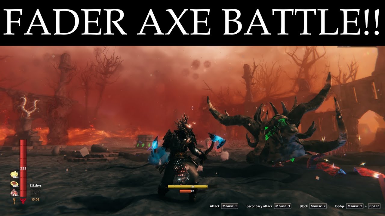 Valheim Fader Boss fight