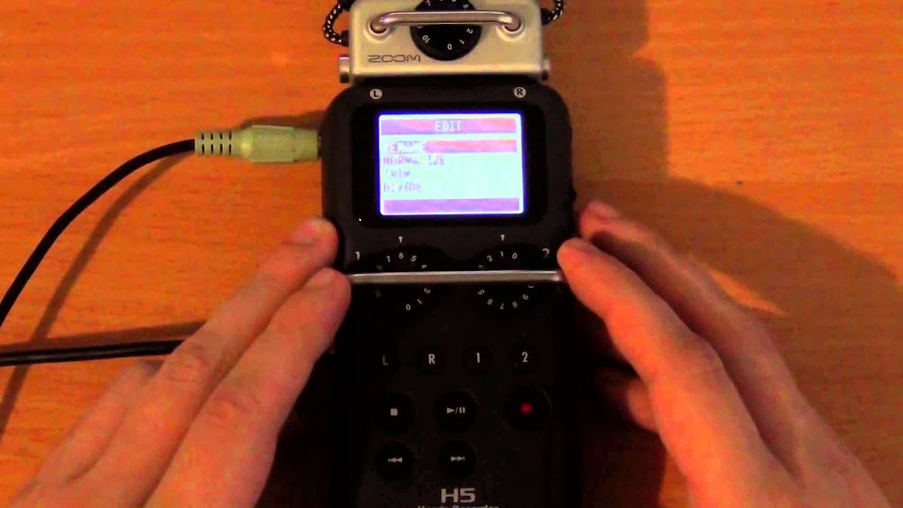 Zoom H5 и минусовки